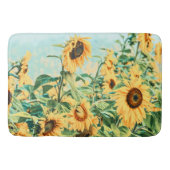 Tapis De Bain Sunflower Field (Devant)