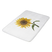 Tapis De Bain Sunflower Sunshine Floral Aquarelle Fleur (Angle)