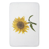 Tapis De Bain Sunflower Sunshine Floral Aquarelle Fleur (devant Vertical)