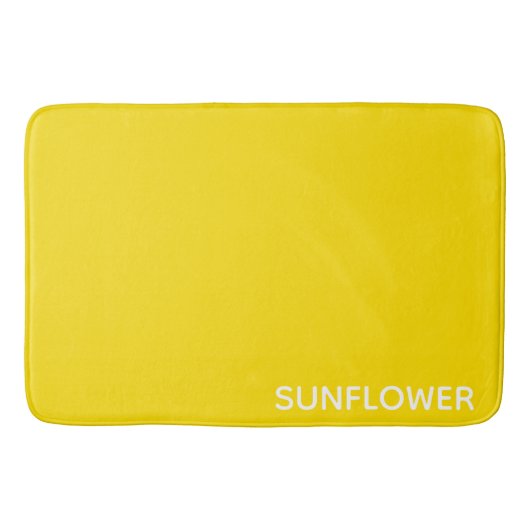 Tapis De Bain Sunflower Yellow Colour Name (Devant)
