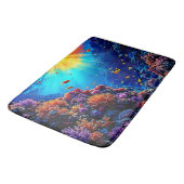 Tapis De Bain Sunlit Coral Reef Wonderland (Angle)