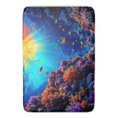 Tapis De Bain Sunlit Coral Reef Wonderland (devant Vertical)
