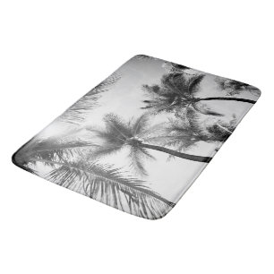 Tapis De Bain Sunlit Palm Jungle #2 #tropical #wall #art