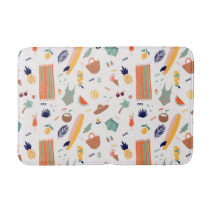 Tapis De Bain Sunny Beach Fun Motif