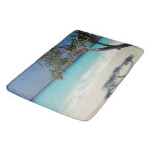 Tapis De Bain Sunny Tropical Beach Ocean Paradise (Angle)