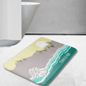Tapis De Bain Sunset Beach Shell moderne Torn - Faites-Vous Plon