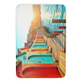 Tapis De Bain Sunset Bliss : Hues Balnéaires (devant Vertical)