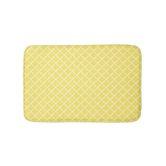Tapis De Bain Sunshine Yellow Pattern