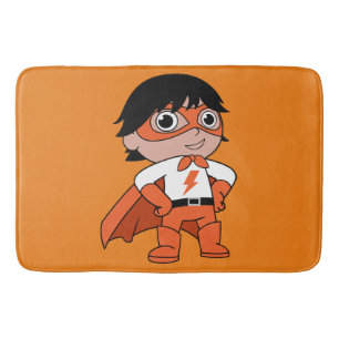 Tapis De Bain Super Boy Action Hero