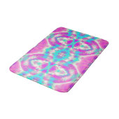 Tapis De Bain SUPER COOL rose et bleu Motif Abstrait (Angle)