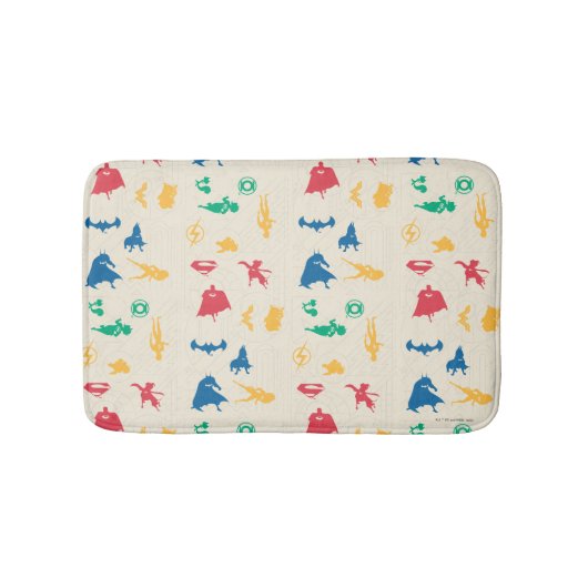 Tapis De Bain Super Pets & Justice League Motif Silhouette (Devant)