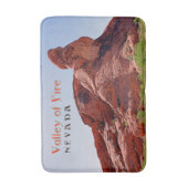 Tapis De Bain Superbe Vallée de Feu, NV Bath Mat ! (Devant (Vertical))