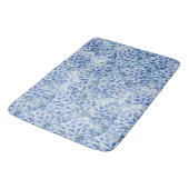 Tapis De Bain Superbes hydrangées bleues - motif floral (Angle)