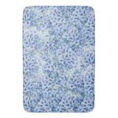 Tapis De Bain Superbes hydrangées bleues - motif floral (devant Vertical)