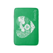 Tapis De Bain Supergirl Floral Peace Heart Graphisme (Devant (Vertical))