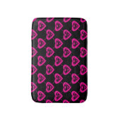 Tapis De Bain Supergirl Hearts Motif diagonal (Devant (Vertical))