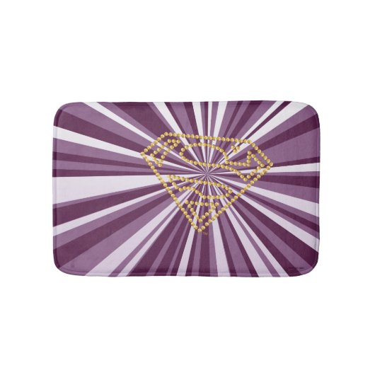 Tapis De Bain Supergirl Studded S-Shield (Devant)