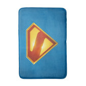 Tapis De Bain Superman Golden S Shield brillance (Devant (Vertical))
