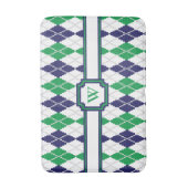 Tapis De Bain Sur le bain de Jacquard vert (Devant (Vertical))