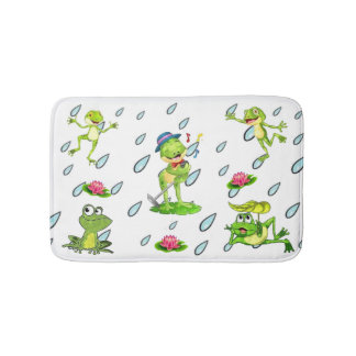 Tapis De Bain sur le point d'aller grenouille bain tapis