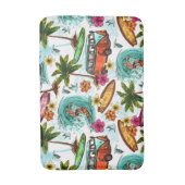 Tapis De Bain surf cool motif de plage (Devant (Vertical))