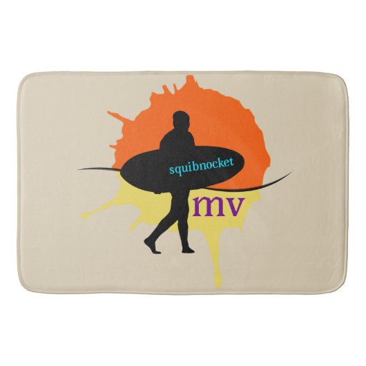 Tapis De Bain Surf Squibnocket Bath Mat (Devant)