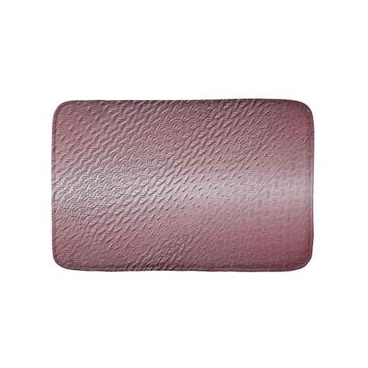 Tapis De Bain surface balayée métallique abstraite (Devant)
