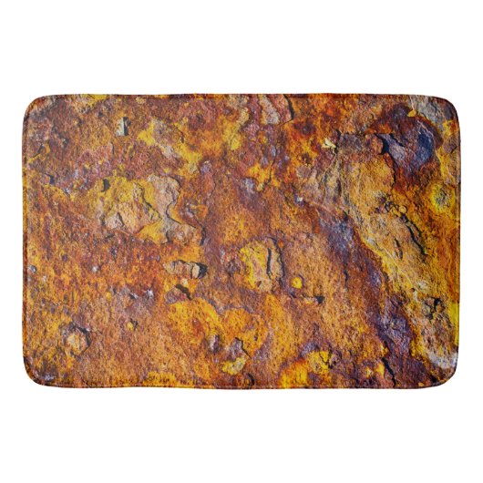 Tapis De Bain Surface métallique rouillée (Devant)