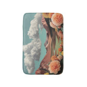 Tapis De Bain Surreal Floral Mountainscape With Dramatic Clouds (Devant (Vertical))