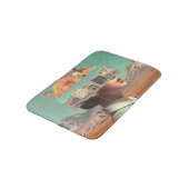 Tapis De Bain Surreal Portrait with Architectural Landscape (Angle)