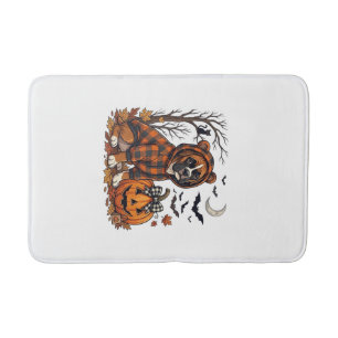 Tapis De Bain Survêtement à carreaux pour chien Boxer Halloween