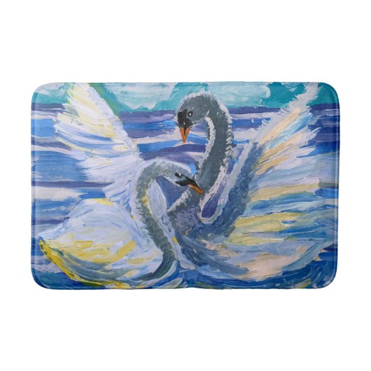 Tapis De Bain Swans "Art by Kids" (Devant)