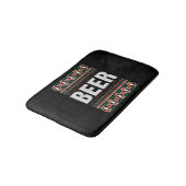 Tapis De Bain Sweat de Noël moche de bière (Angle)