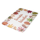 Tapis De Bain Sweather Météo automne Feuilles automnales (Angle)