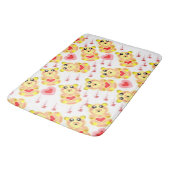 Tapis De Bain Sweet Heart Bear Nursery Pattern (Angle)