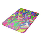 Tapis De Bain "Sweet Swirls : The Bubblegum Marble Delft" (Angle)