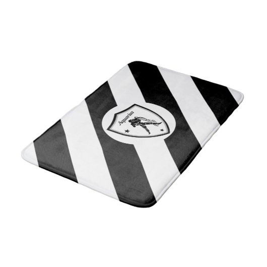 Tapis De Bain Symbole d'Aquarius (Angle)
