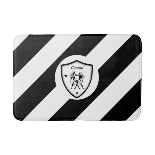 Tapis De Bain Symbole de Gemini         (Devant)
