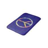 Tapis De Bain SYMBOLE DE PAIX Coloré (Angle)
