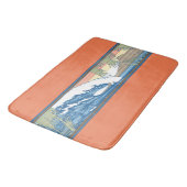 Tapis De Bain Symbole de Surf hawaïen Ala Moana Diamond Head (Angle)