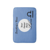 Tapis De Bain Symbole du Zodiaque de Libra par Kenneth Yoncich (Devant (Vertical))