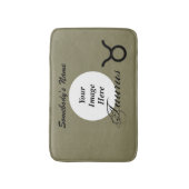 Tapis De Bain Symbole du zodiaque de Taurus par Kenneth Yoncich (Devant (Vertical))