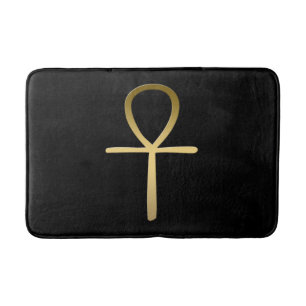 Tapis De Bain Symbole égyptien croisé d'Ankh