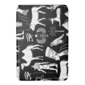 Tapis De Bain Symbole Hiéroglyphique d'Égypte ancienne Motif (devant Vertical)