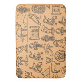 Tapis De Bain SYMBOLE Hiéroglyphique égyptien Arrière - plan (devant Vertical)
