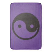 Tapis De Bain Symbole Yin Yang - tatouage solide (devant Vertical)