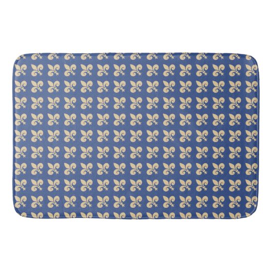 Tapis De Bain Symboles de fleur de lis (Devant)