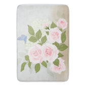 Tapis De Bain Symphonie-Roses roses (devant Vertical)