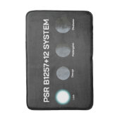 Tapis De Bain Système PSR B1257+12 (Devant (Vertical))