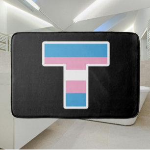 Tapis de bain T Capitale de la Fierté Trans